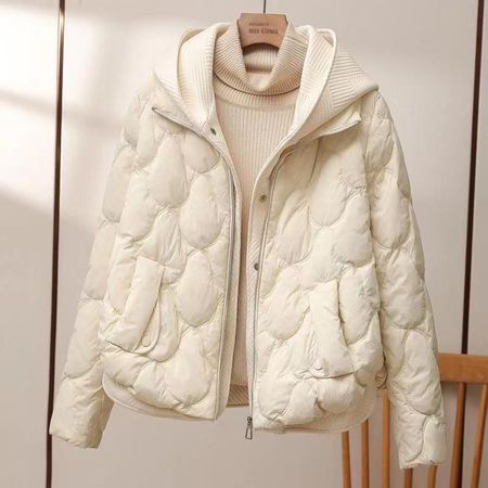 Winter Fashion Hooded Cotton Jacket For Women Short Down Jacket